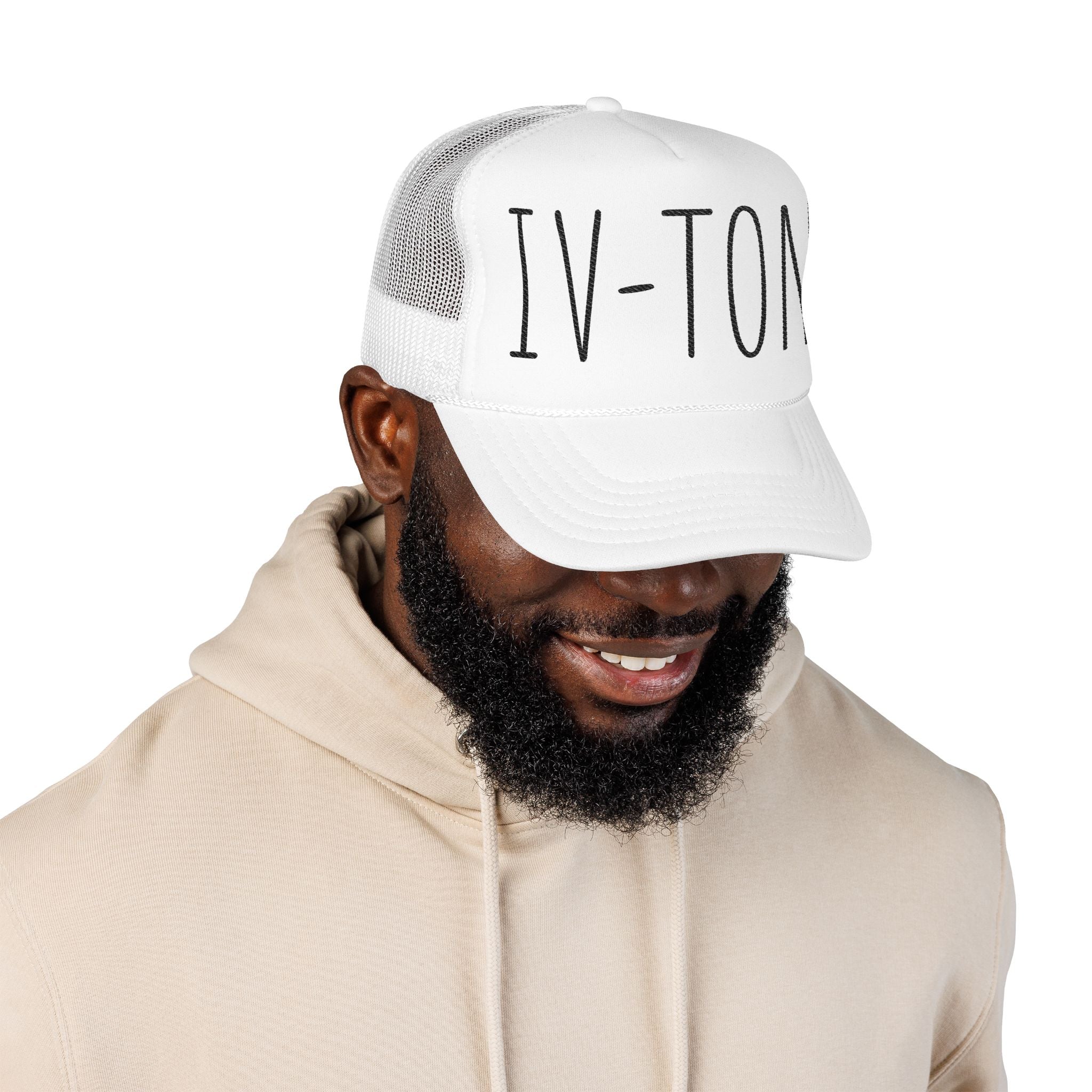 Embroidered Trucker Hat IV-TON Cap - Trendy Fashion Modern Design