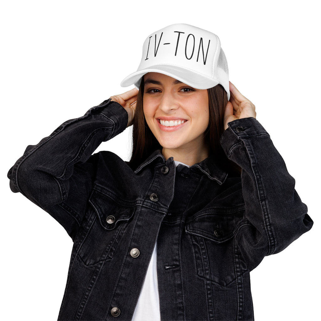 Embroidered Trucker Hat IV-TON Cap - Trendy Fashion Modern Design