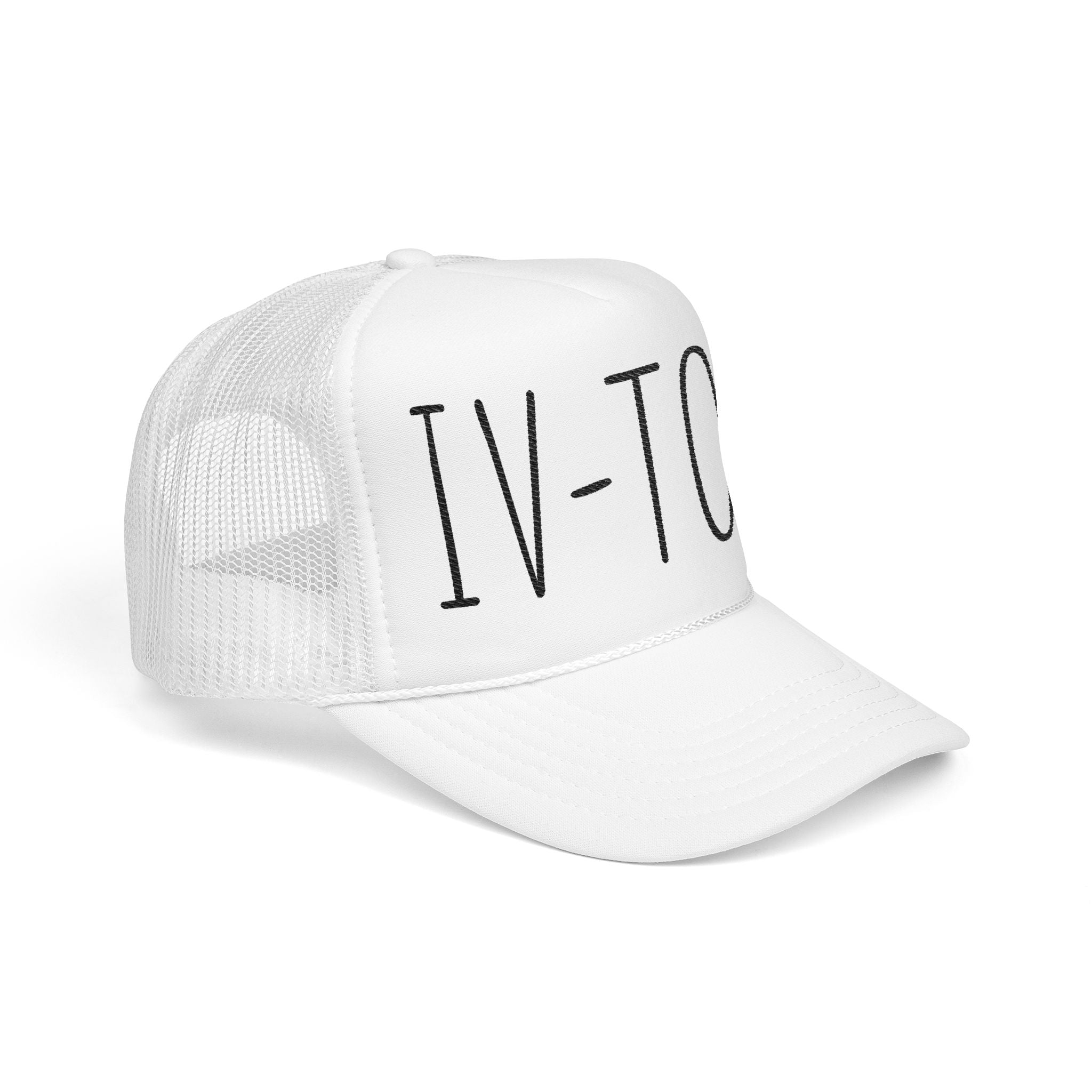 Embroidered Trucker Hat IV-TON Cap - Trendy Fashion Modern Design